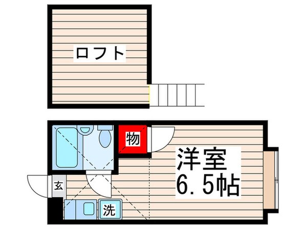 パロ桜台Ａ号棟の物件間取画像